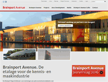 Tablet Screenshot of brainportavenue.nl